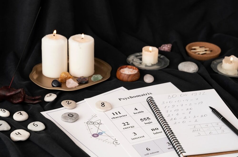 Numerology,Concept,Background.,Numerology,Calculate,Life,Path,And,Destiny,Numbers.